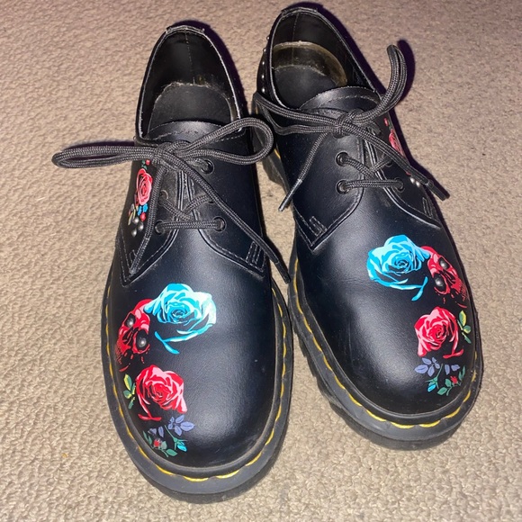 Dr. Martens 1461 Rose Bex Shoes - Picture 4 of 4